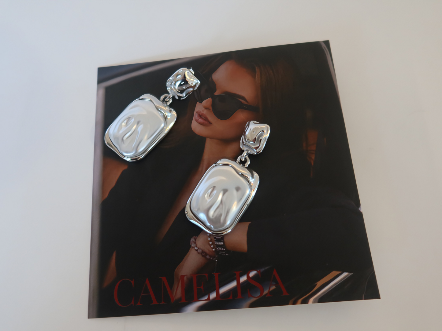 Boucles d'oreilles Camélia